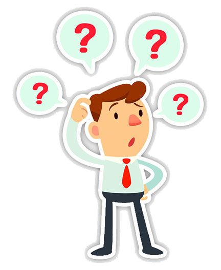 People with Questions Illustration